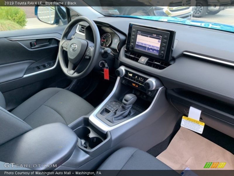 Blue Flame / Black 2019 Toyota RAV4 LE