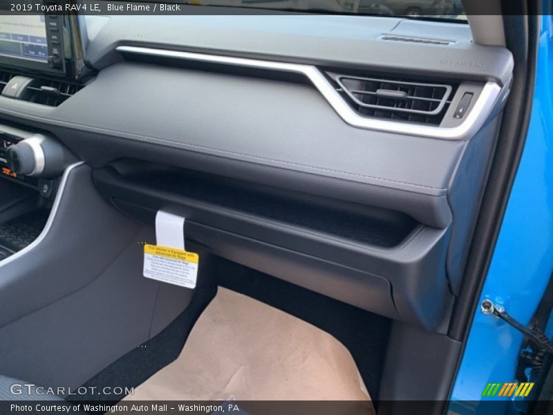 Blue Flame / Black 2019 Toyota RAV4 LE