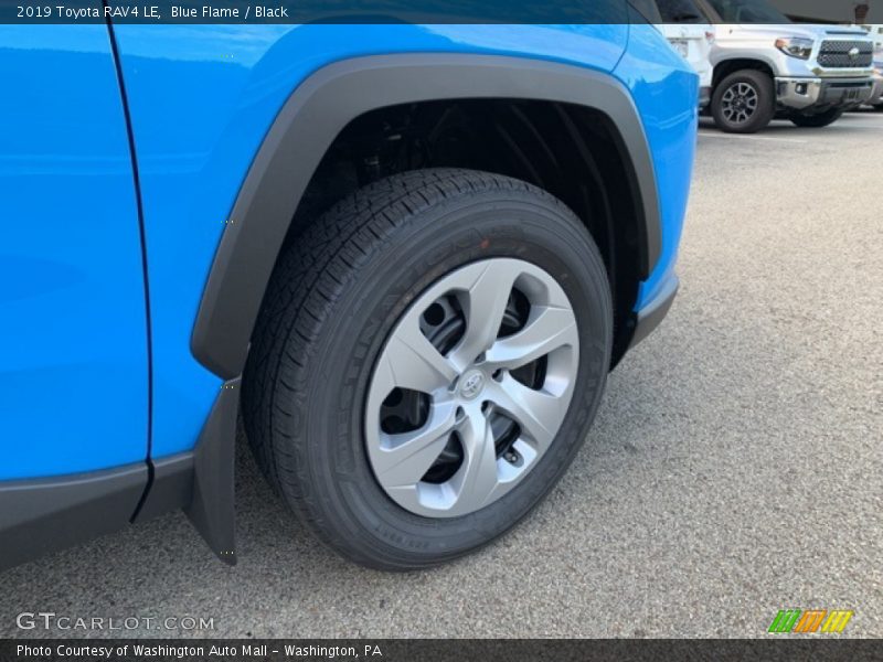 Blue Flame / Black 2019 Toyota RAV4 LE