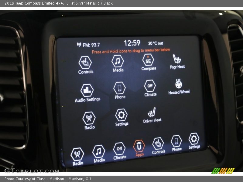 Billet Silver Metallic / Black 2019 Jeep Compass Limited 4x4