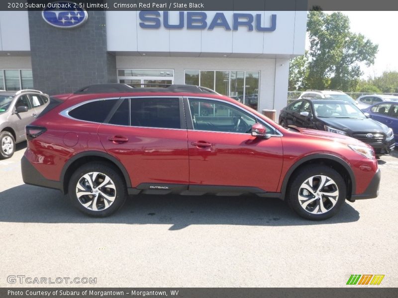 Crimson Red Pearl / Slate Black 2020 Subaru Outback 2.5i Limited
