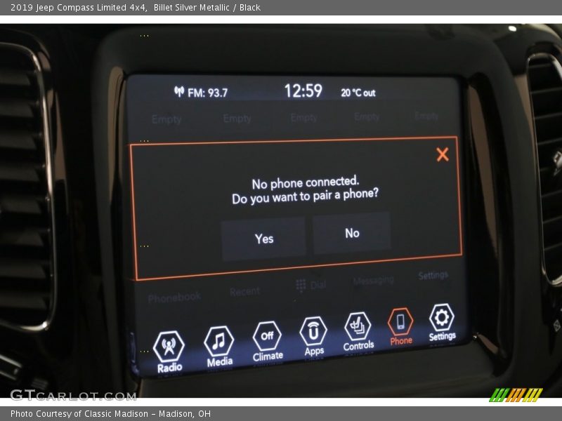 Billet Silver Metallic / Black 2019 Jeep Compass Limited 4x4