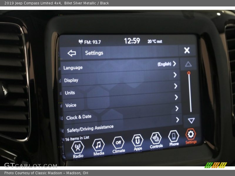 Billet Silver Metallic / Black 2019 Jeep Compass Limited 4x4