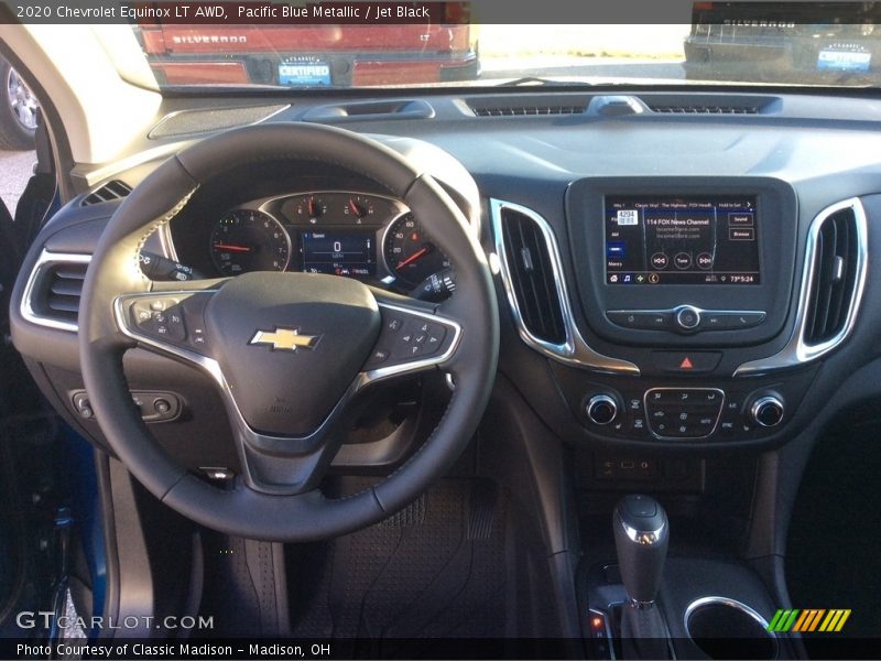 Pacific Blue Metallic / Jet Black 2020 Chevrolet Equinox LT AWD