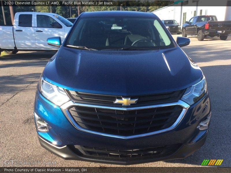 Pacific Blue Metallic / Jet Black 2020 Chevrolet Equinox LT AWD