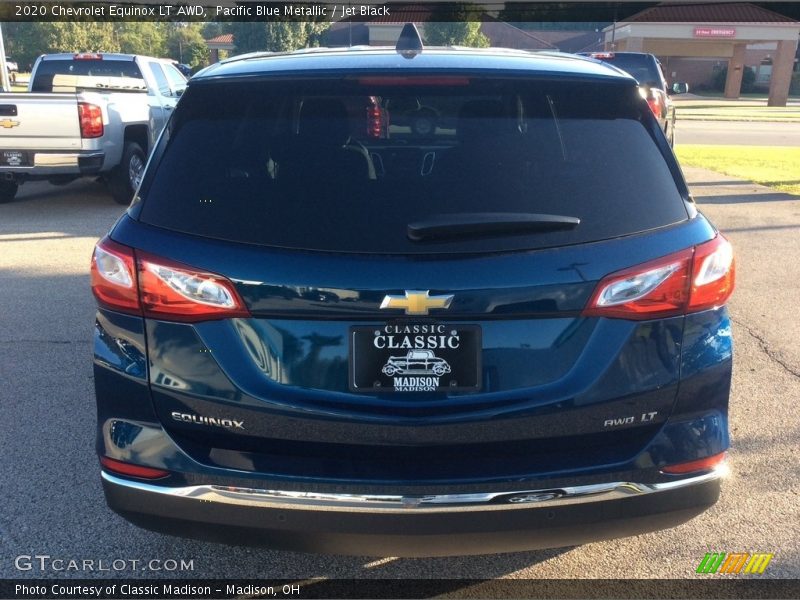 Pacific Blue Metallic / Jet Black 2020 Chevrolet Equinox LT AWD