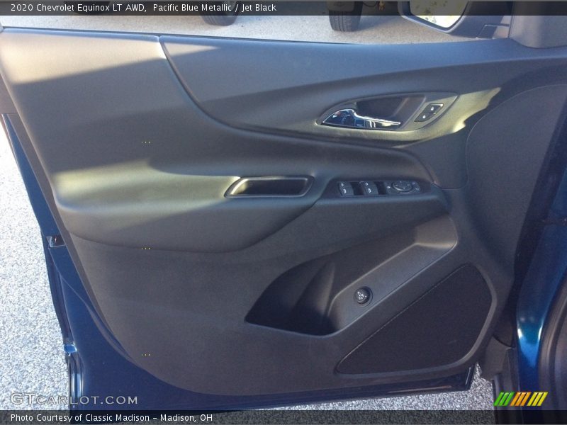 Pacific Blue Metallic / Jet Black 2020 Chevrolet Equinox LT AWD