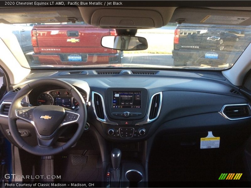 Pacific Blue Metallic / Jet Black 2020 Chevrolet Equinox LT AWD