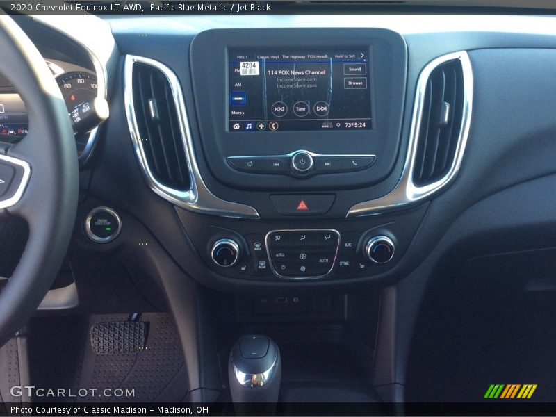 Pacific Blue Metallic / Jet Black 2020 Chevrolet Equinox LT AWD