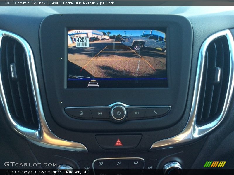 Pacific Blue Metallic / Jet Black 2020 Chevrolet Equinox LT AWD