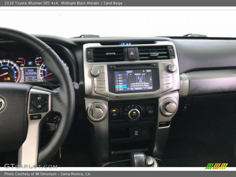 Midnight Black Metallic / Sand Beige 2018 Toyota 4Runner SR5 4x4