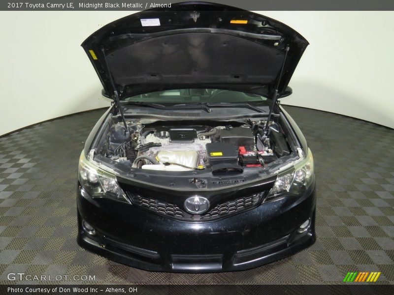 Midnight Black Metallic / Almond 2017 Toyota Camry LE