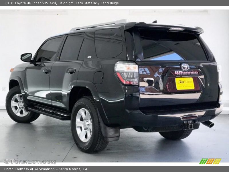 Midnight Black Metallic / Sand Beige 2018 Toyota 4Runner SR5 4x4