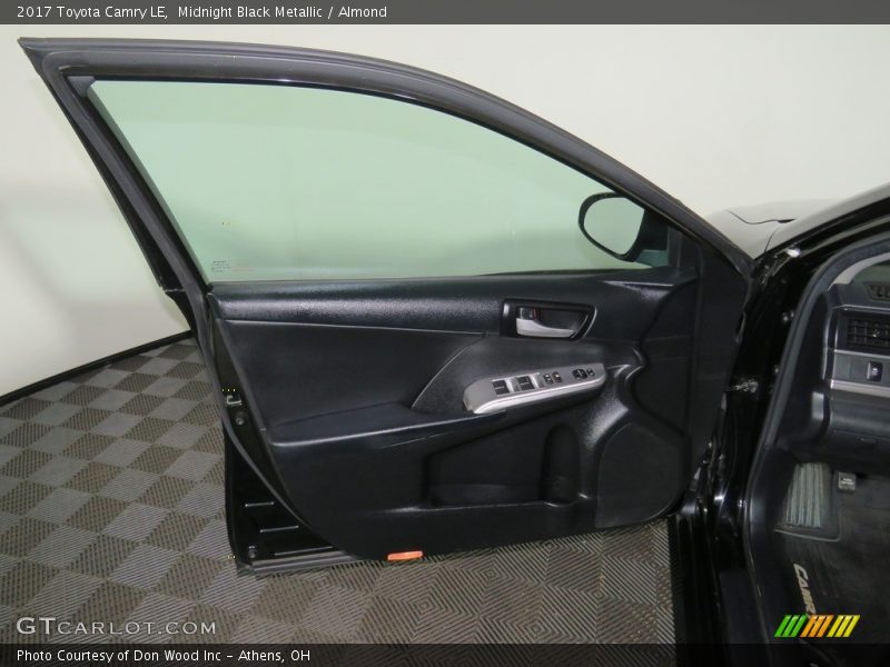 Midnight Black Metallic / Almond 2017 Toyota Camry LE