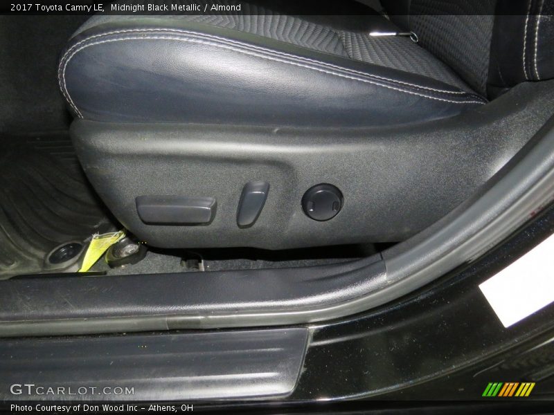 Midnight Black Metallic / Almond 2017 Toyota Camry LE