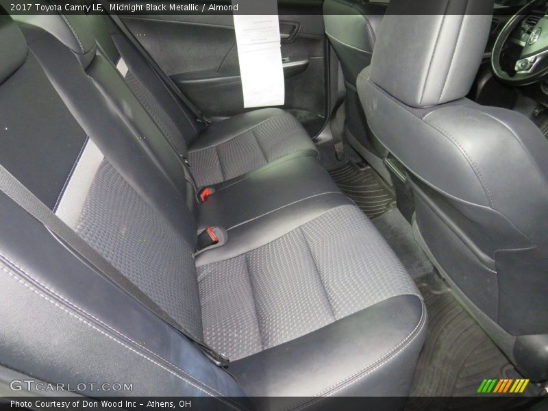 Midnight Black Metallic / Almond 2017 Toyota Camry LE