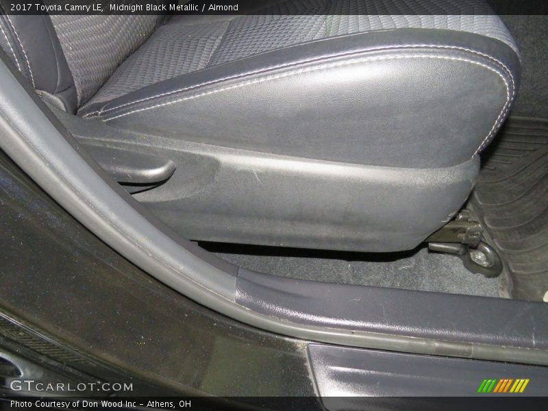 Midnight Black Metallic / Almond 2017 Toyota Camry LE