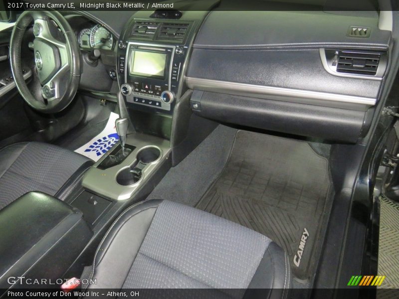 Midnight Black Metallic / Almond 2017 Toyota Camry LE