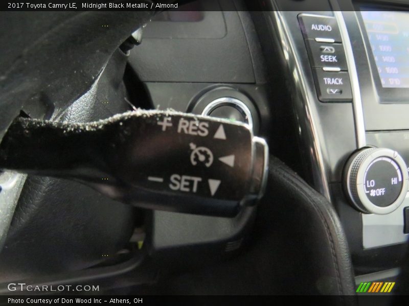 Midnight Black Metallic / Almond 2017 Toyota Camry LE