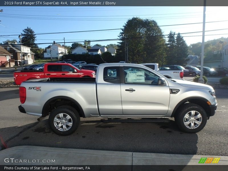 Ingot Silver Metallic / Ebony 2019 Ford Ranger STX SuperCab 4x4