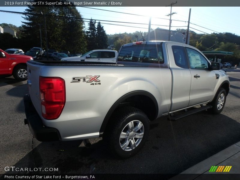 Ingot Silver Metallic / Ebony 2019 Ford Ranger STX SuperCab 4x4