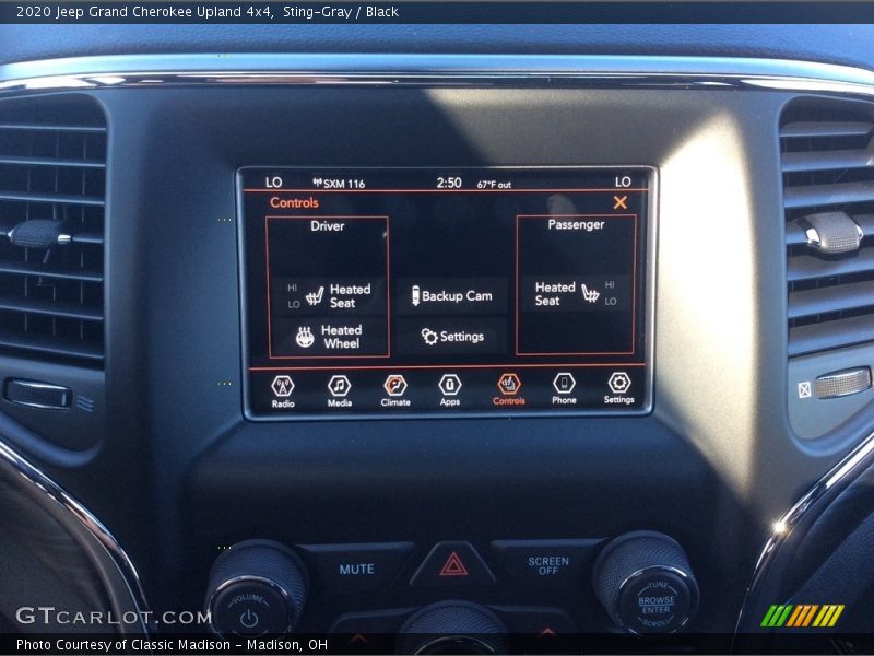 Sting-Gray / Black 2020 Jeep Grand Cherokee Upland 4x4