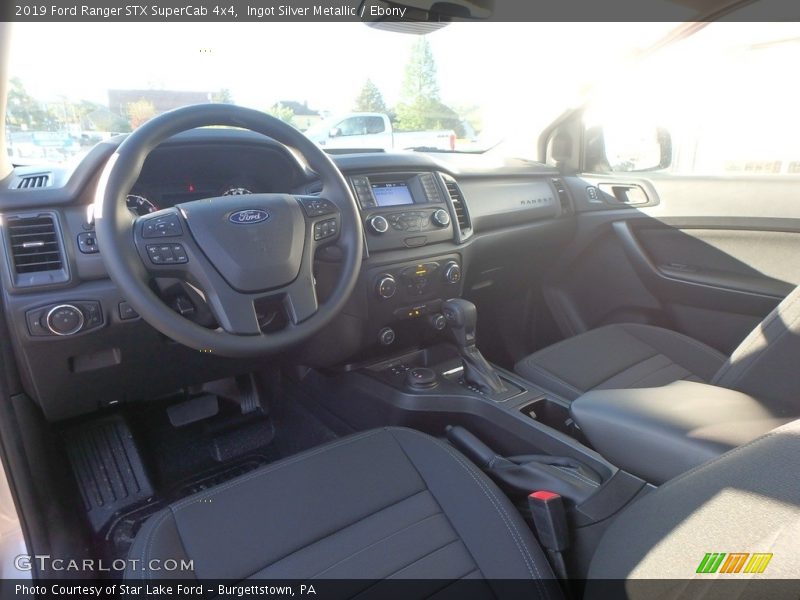 Ingot Silver Metallic / Ebony 2019 Ford Ranger STX SuperCab 4x4