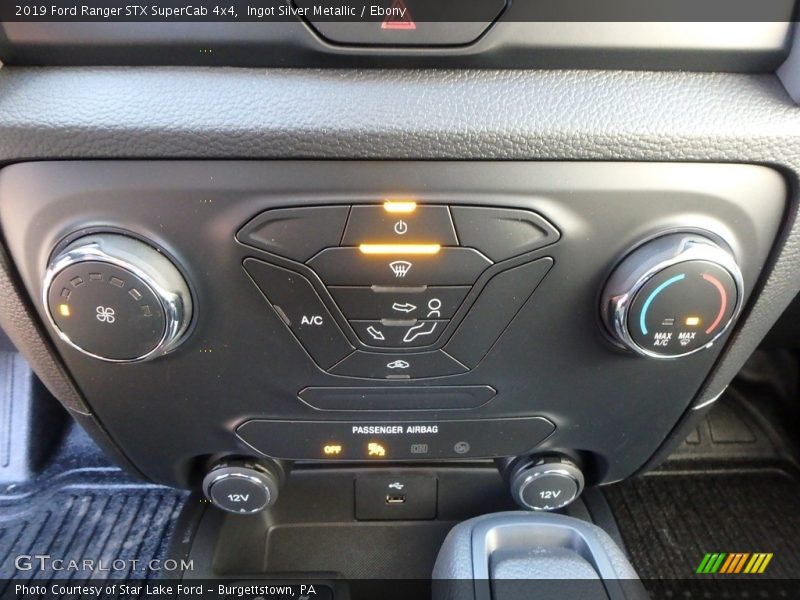 Ingot Silver Metallic / Ebony 2019 Ford Ranger STX SuperCab 4x4