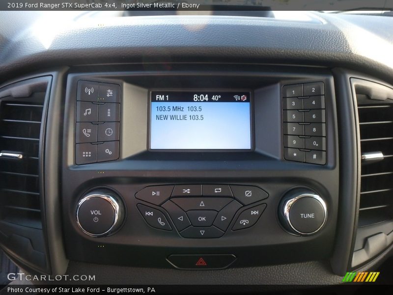 Ingot Silver Metallic / Ebony 2019 Ford Ranger STX SuperCab 4x4