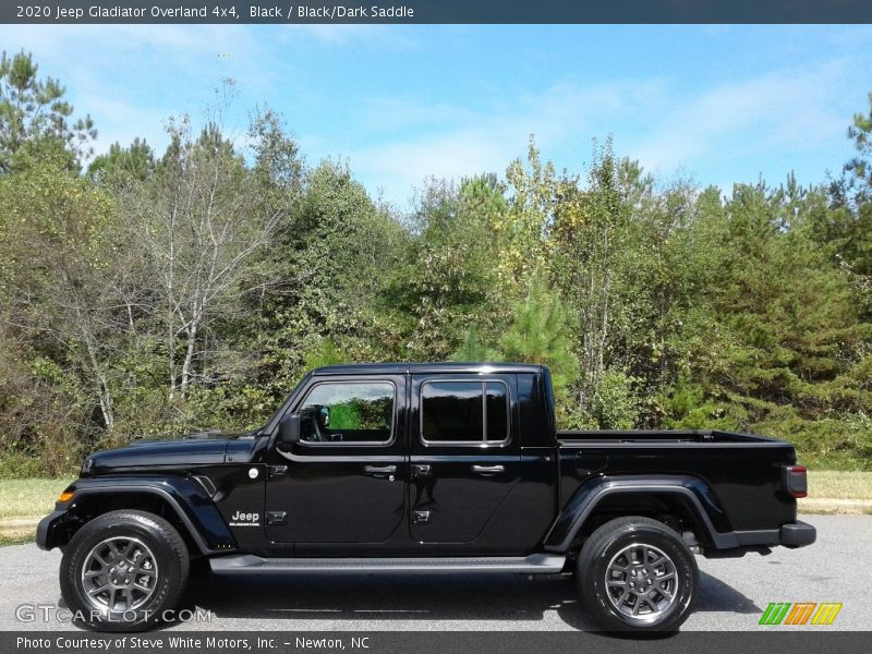Black / Black/Dark Saddle 2020 Jeep Gladiator Overland 4x4