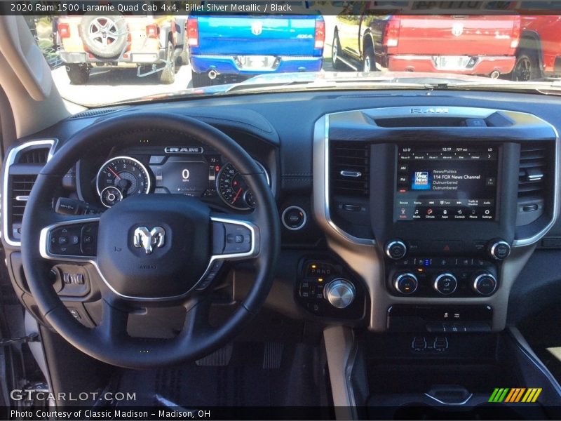 Billet Silver Metallic / Black 2020 Ram 1500 Laramie Quad Cab 4x4