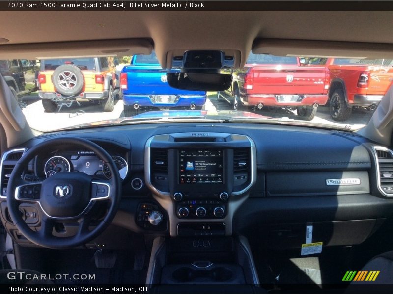 Billet Silver Metallic / Black 2020 Ram 1500 Laramie Quad Cab 4x4
