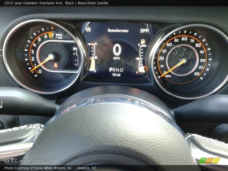 Black / Black/Dark Saddle 2020 Jeep Gladiator Overland 4x4