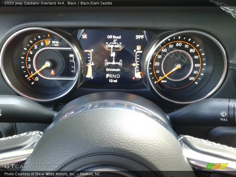 Black / Black/Dark Saddle 2020 Jeep Gladiator Overland 4x4