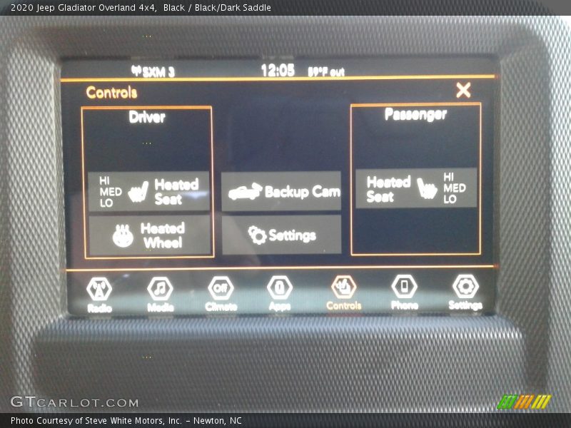 Black / Black/Dark Saddle 2020 Jeep Gladiator Overland 4x4