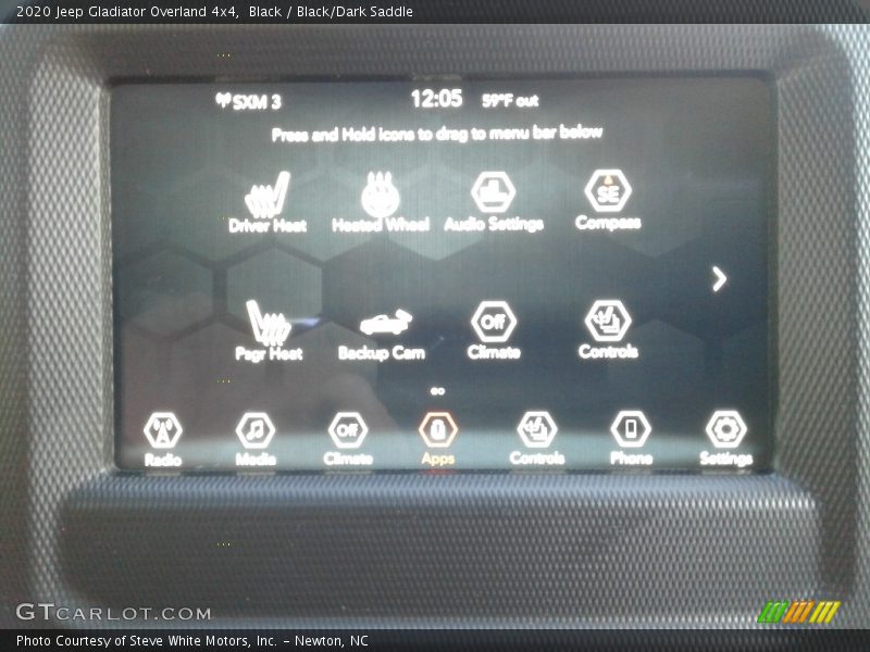 Black / Black/Dark Saddle 2020 Jeep Gladiator Overland 4x4