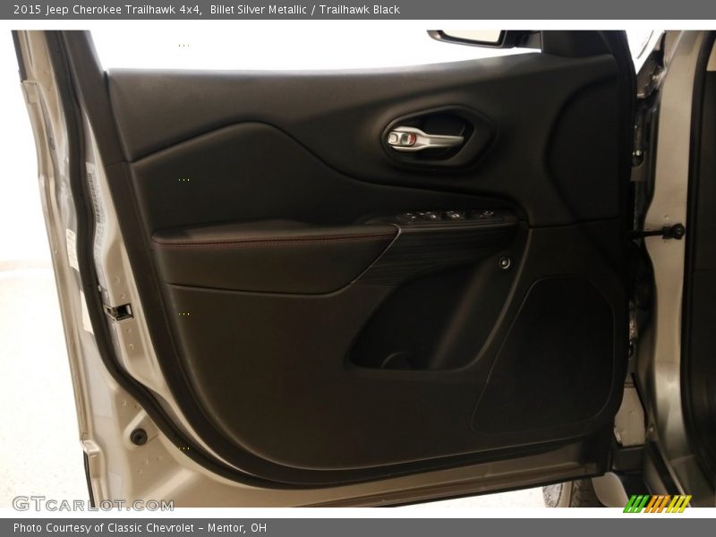 Billet Silver Metallic / Trailhawk Black 2015 Jeep Cherokee Trailhawk 4x4