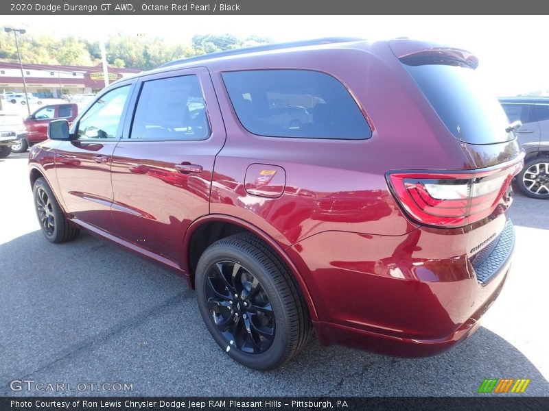 Octane Red Pearl / Black 2020 Dodge Durango GT AWD