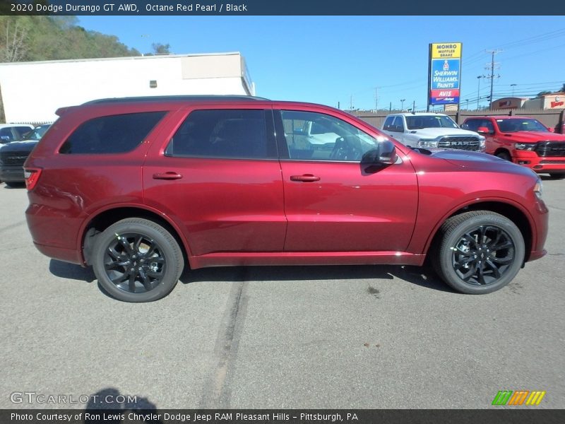 Octane Red Pearl / Black 2020 Dodge Durango GT AWD