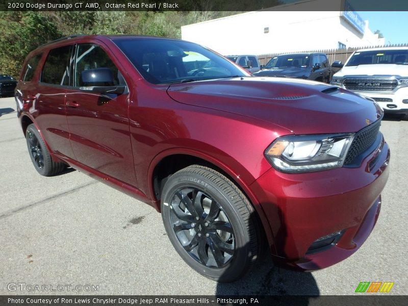 Octane Red Pearl / Black 2020 Dodge Durango GT AWD