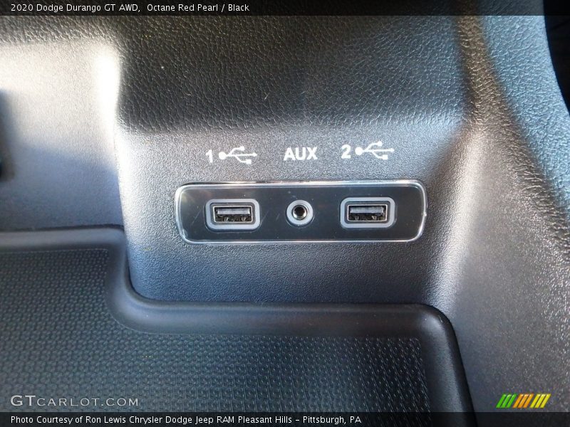 Octane Red Pearl / Black 2020 Dodge Durango GT AWD