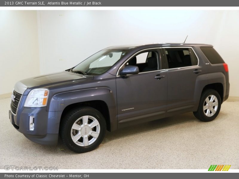 Atlantis Blue Metallic / Jet Black 2013 GMC Terrain SLE