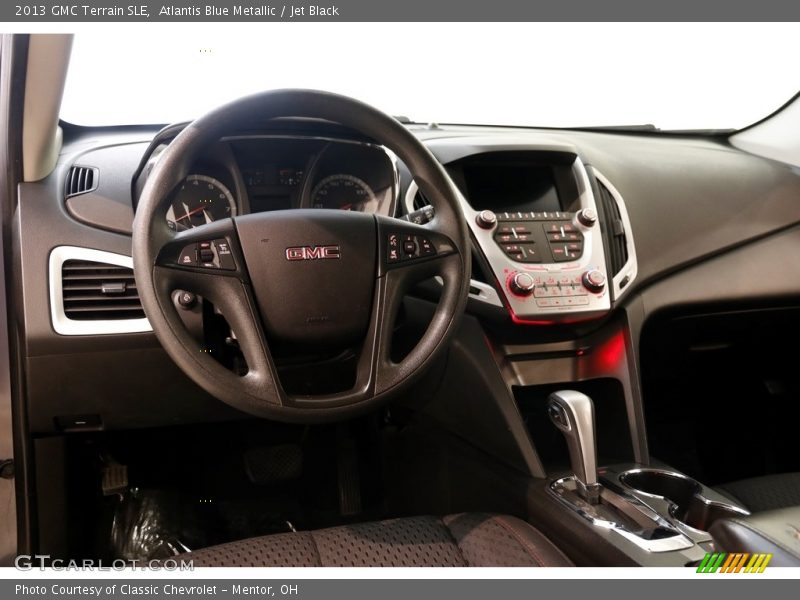Atlantis Blue Metallic / Jet Black 2013 GMC Terrain SLE