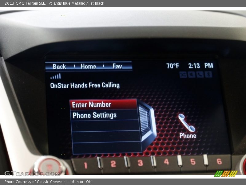 Atlantis Blue Metallic / Jet Black 2013 GMC Terrain SLE