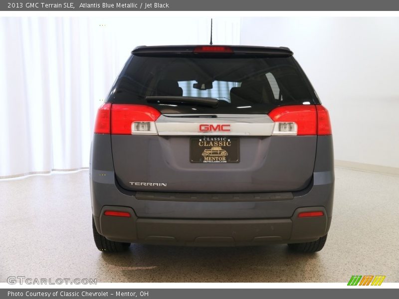 Atlantis Blue Metallic / Jet Black 2013 GMC Terrain SLE