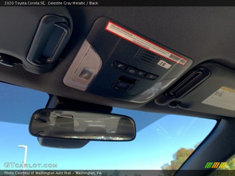 Celestite Gray Metallic / Black 2020 Toyota Corolla SE