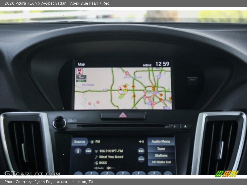 Navigation of 2020 TLX V6 A-Spec Sedan