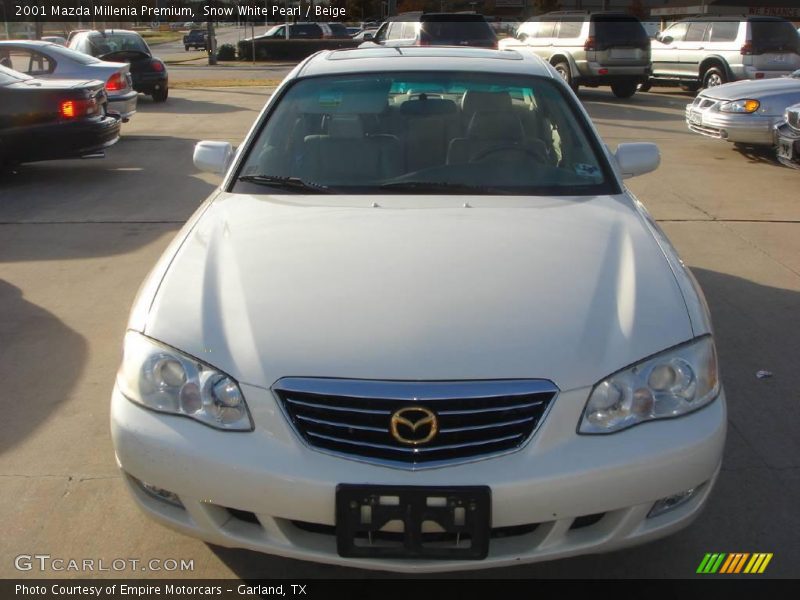 Snow White Pearl / Beige 2001 Mazda Millenia Premium