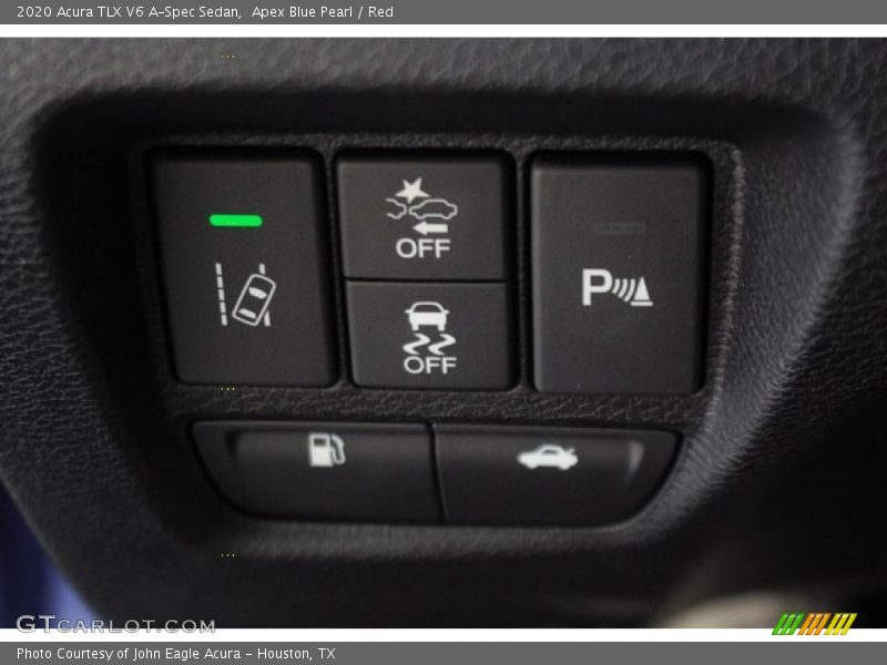 Apex Blue Pearl / Red 2020 Acura TLX V6 A-Spec Sedan