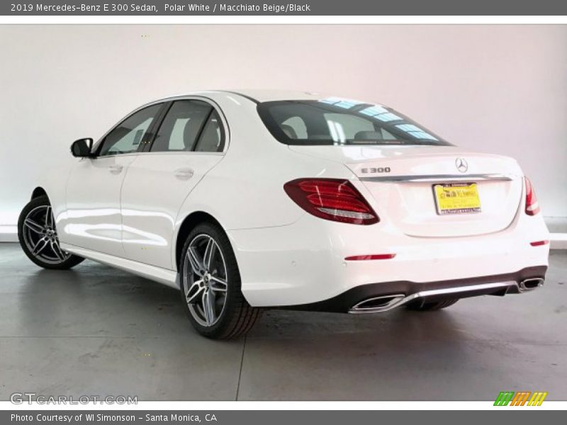 Polar White / Macchiato Beige/Black 2019 Mercedes-Benz E 300 Sedan